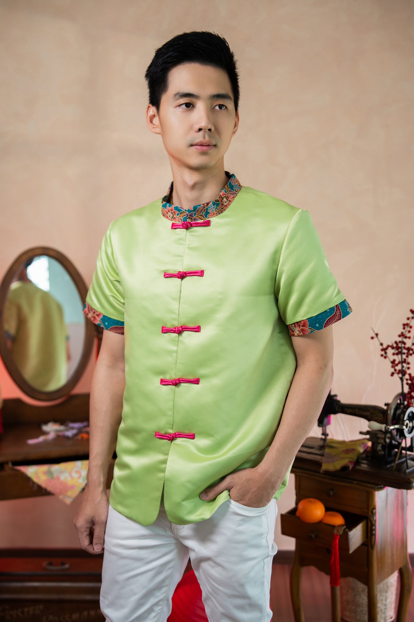 Nanyang Peony - Oriental Dress