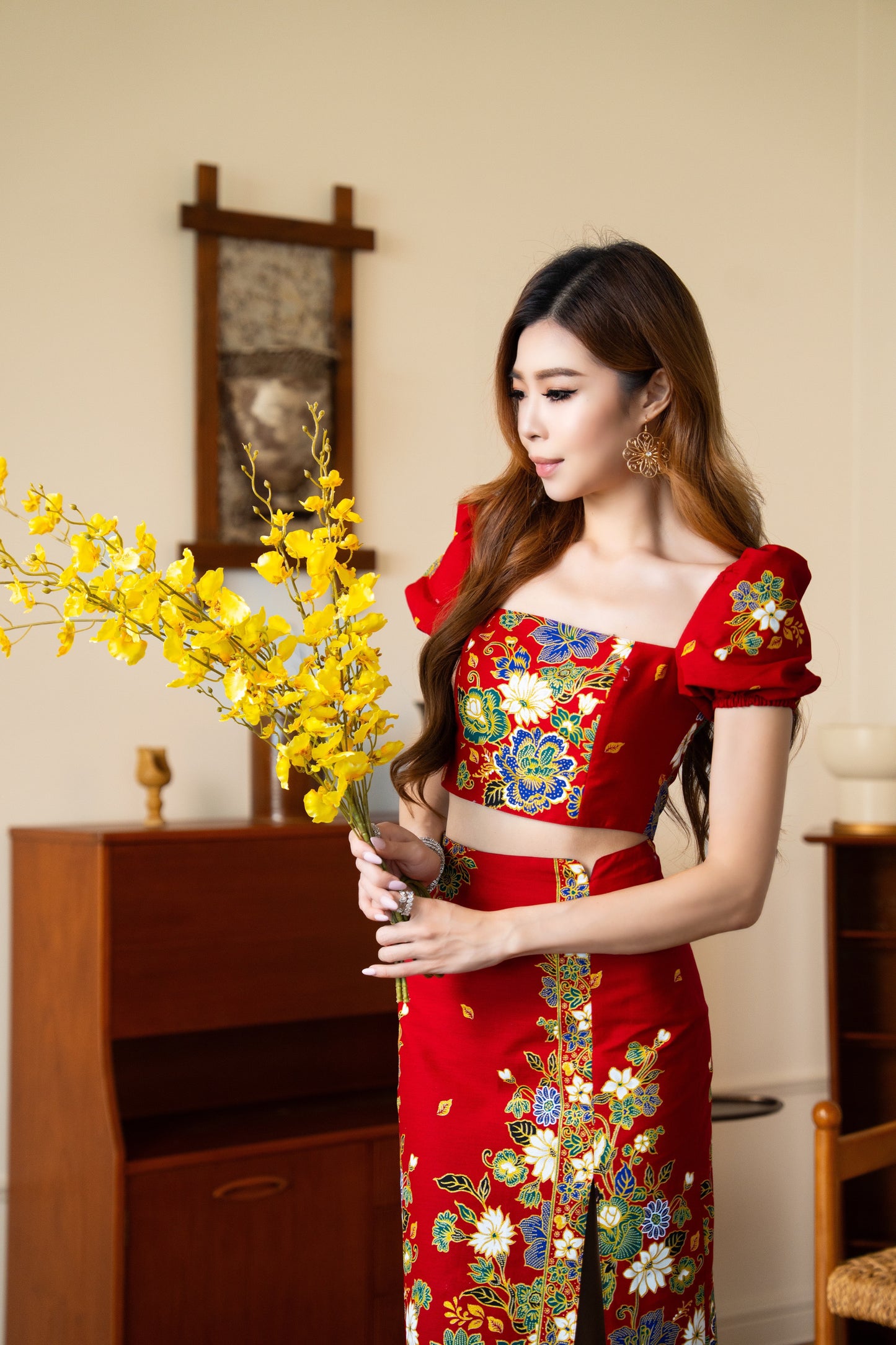 Noirette Glittery Batik Set