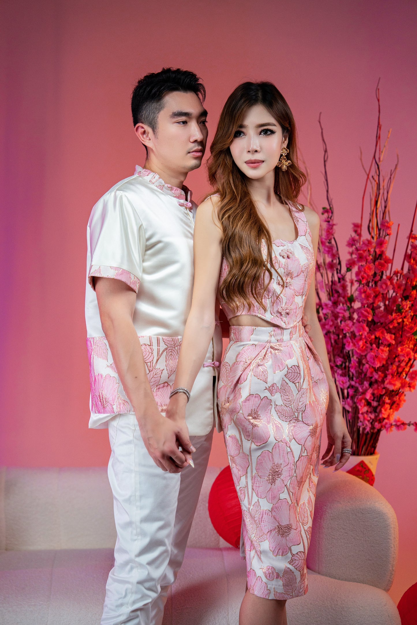 Nuo Ying | Men’s Shirt (Light Pink)