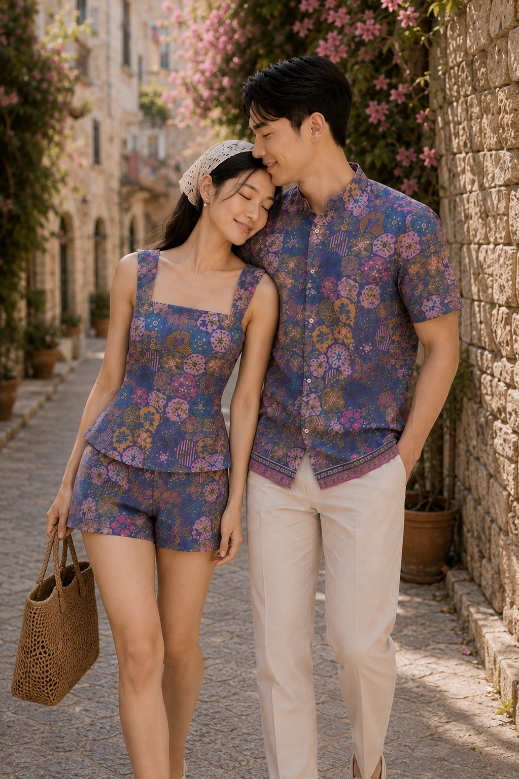 Whisteria Batik Men’s Shirt
