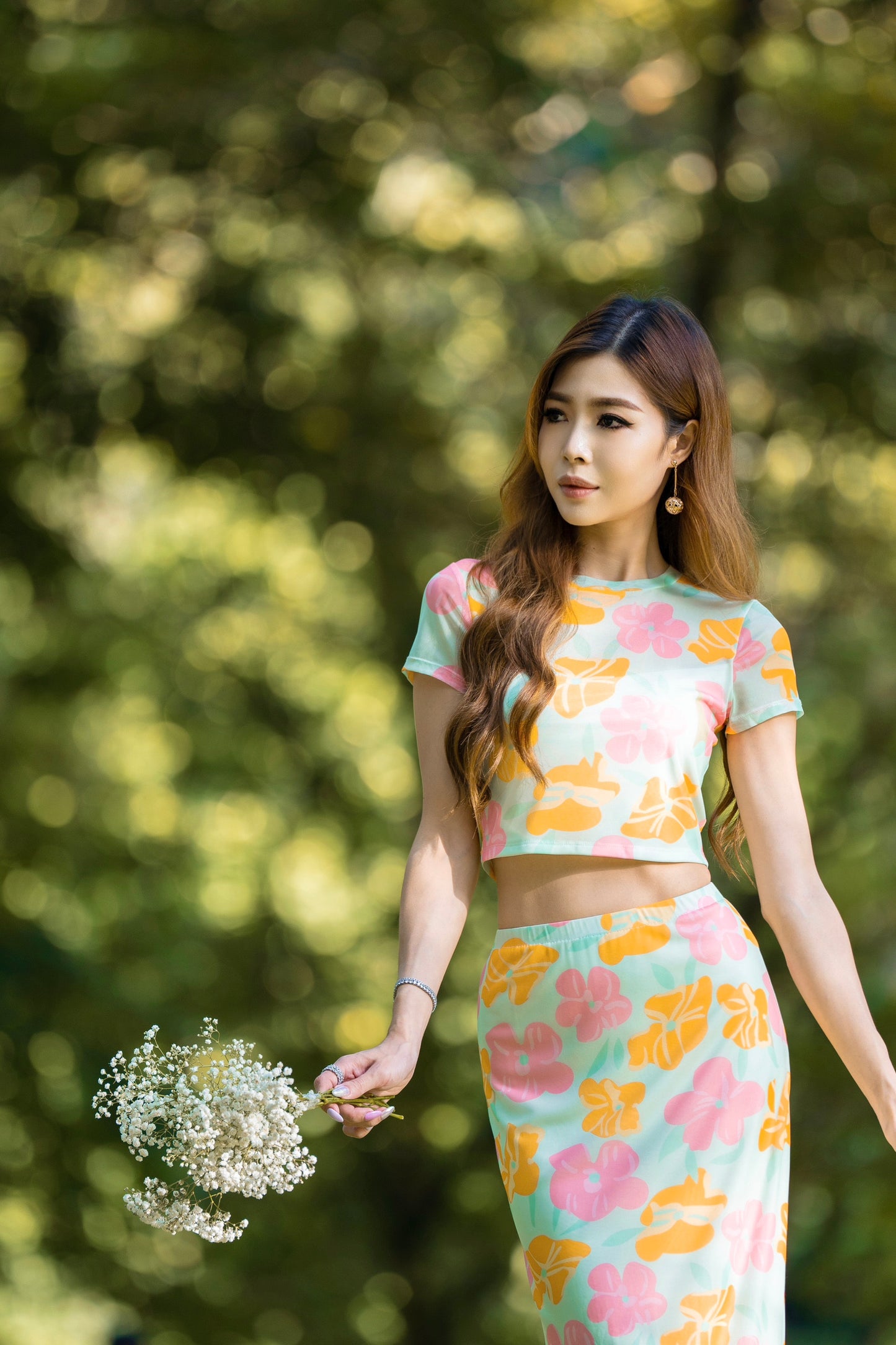 Poppy Co-Ord Mesh Set