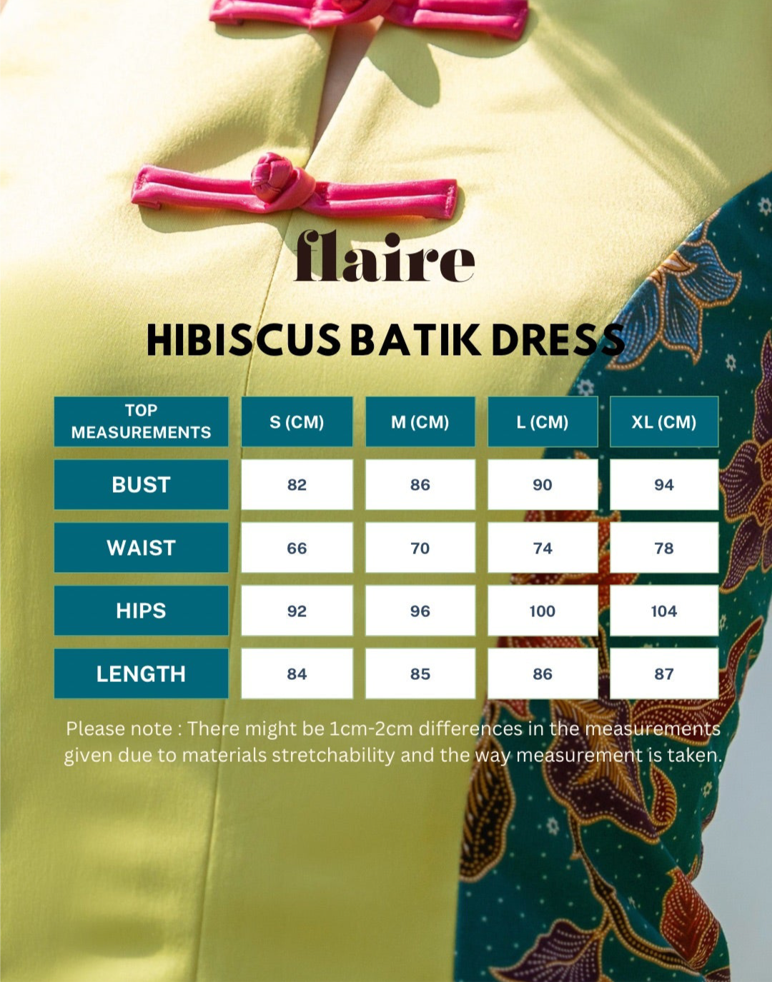 Hibiscus Charm | Oriental Batik Dress