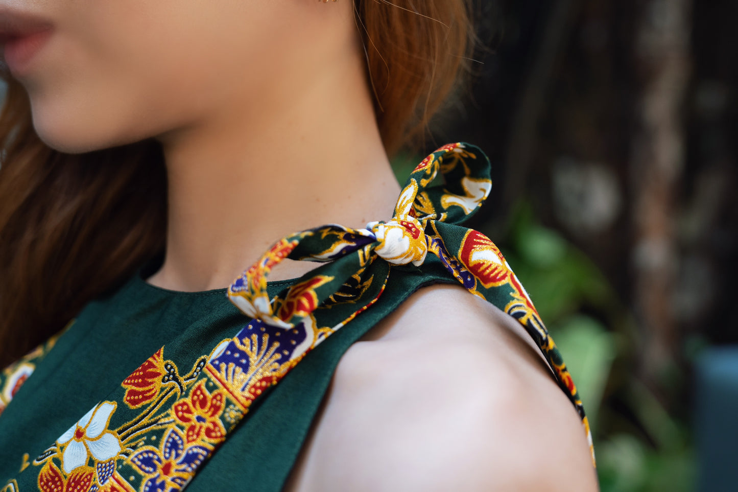 Emerald Glitter Batik Set