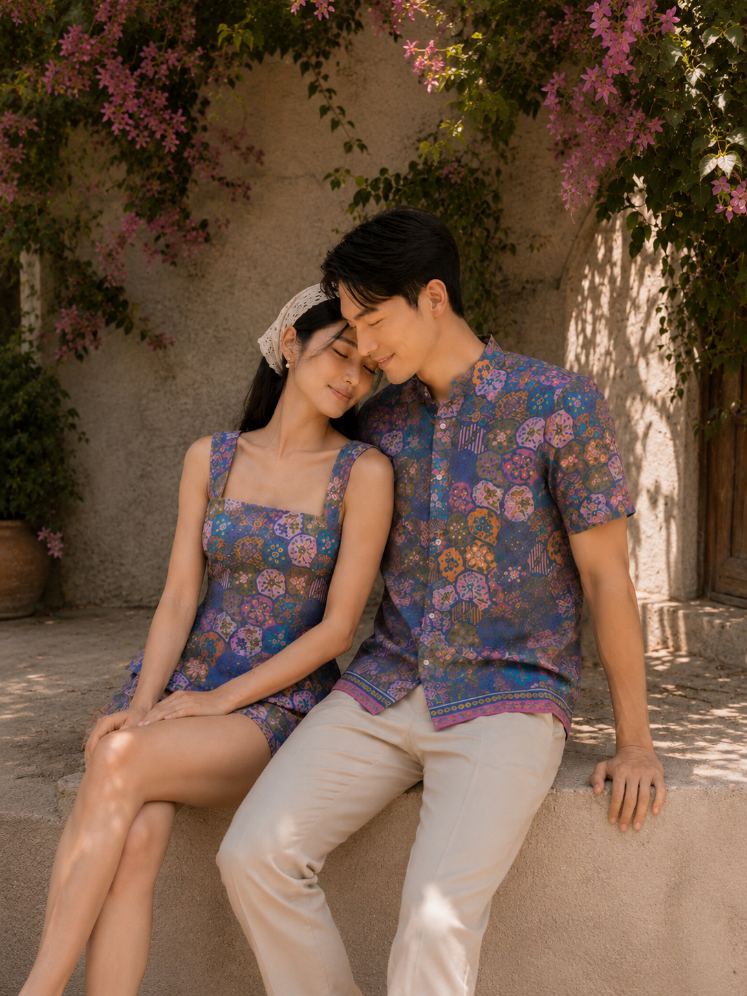 Whisteria Batik Men’s Shirt