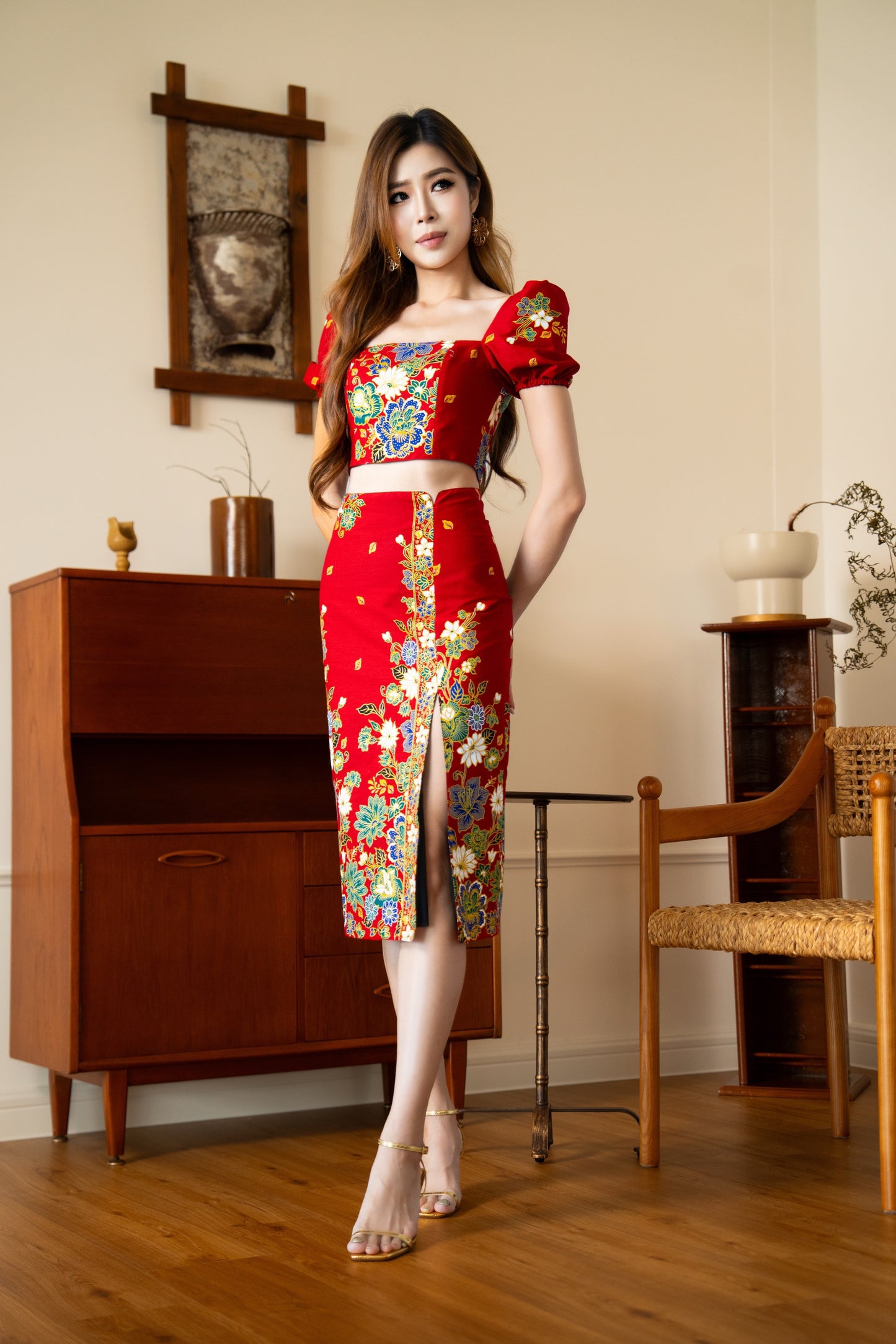 Noirette Glittery Batik Set