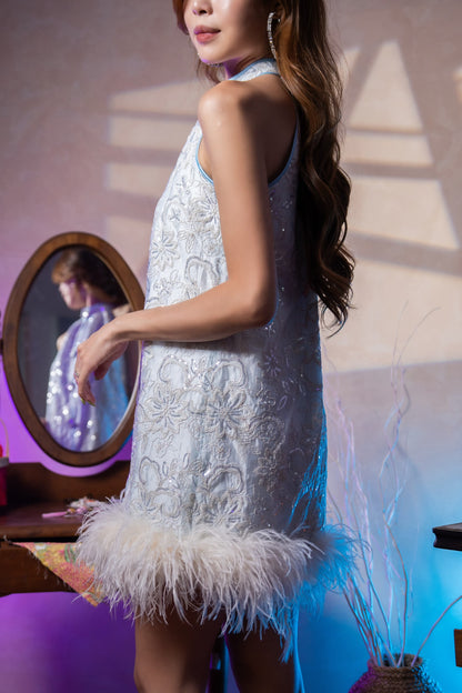 *Premium* Shăn Yun Ostrich Feather Dress