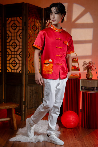 Hong Yi (Batik) Men’s Oriental Shirt