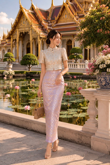 Pearl Dynasty Songket Set
