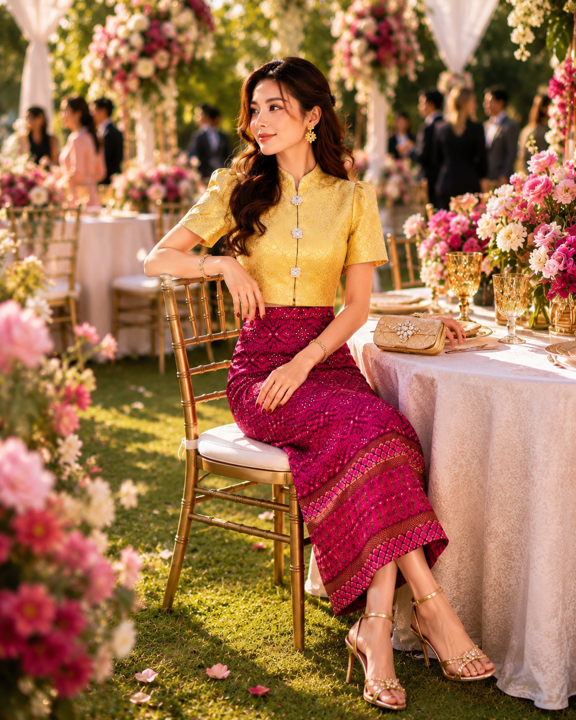 *PREMIUM* Ruby Royale Songket Set