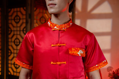 Hong Yi (Batik) Men’s Oriental Shirt