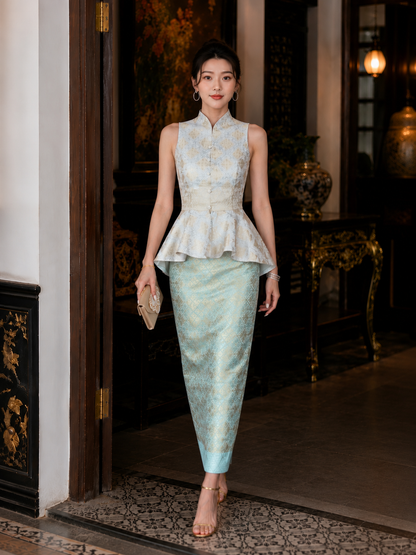 *PREMIUM* Teefanie Songket Set
