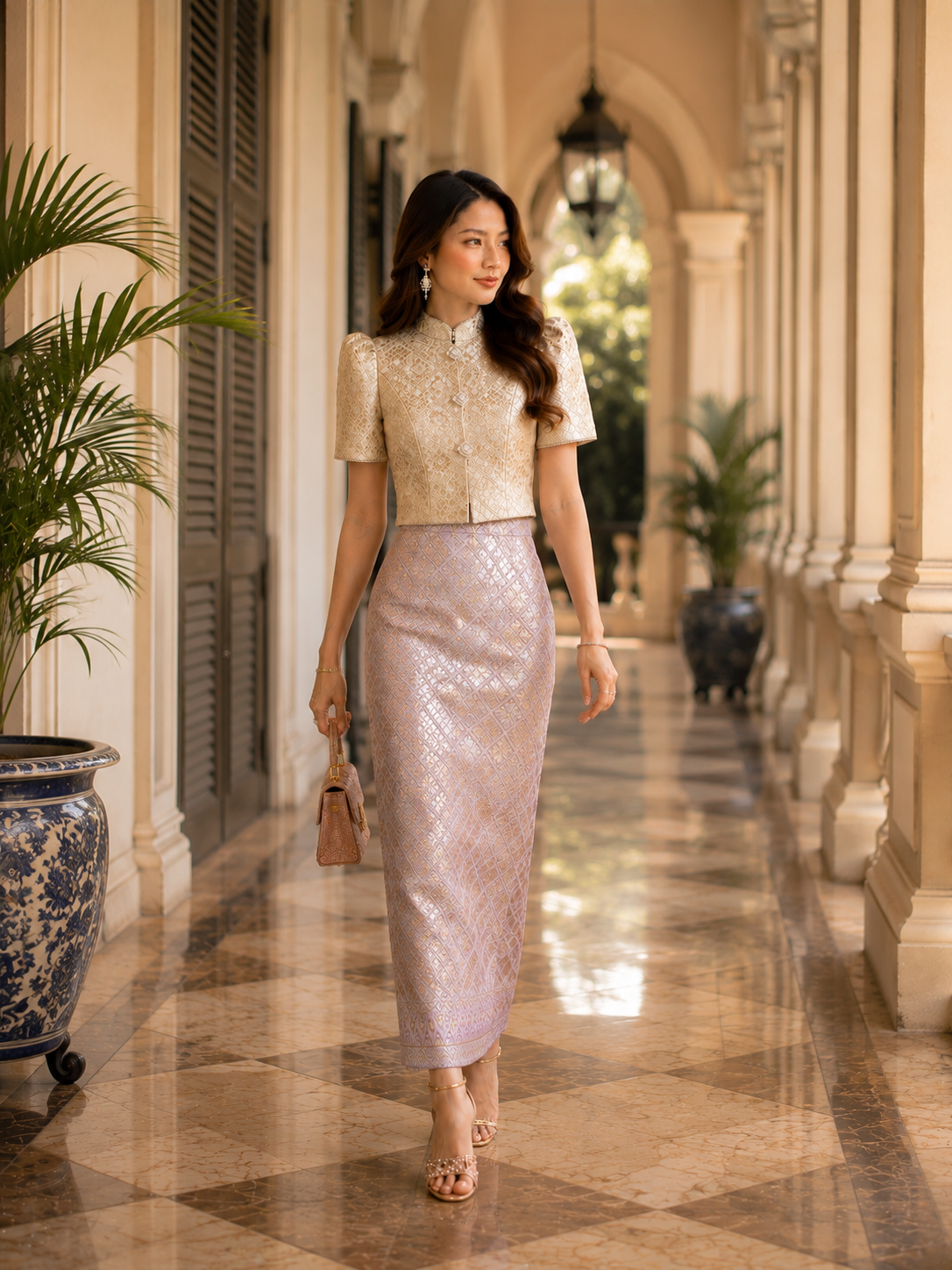 Pearl Dynasty Songket Set