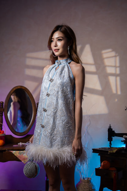 *Premium* Shăn Yun Ostrich Feather Dress