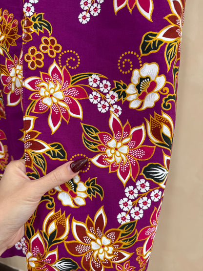 *Premium* Amethyst Glittery Batik Skirt