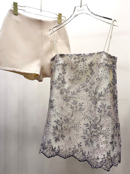Seraphina Bling | Premium Embroidered Lace Set Wear