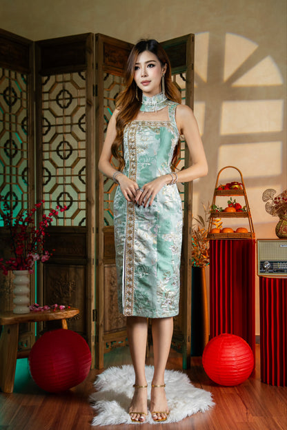 Fei Chui | Jade Qipao Dress