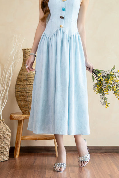 Ocean Muse Vest Dress (Premium)