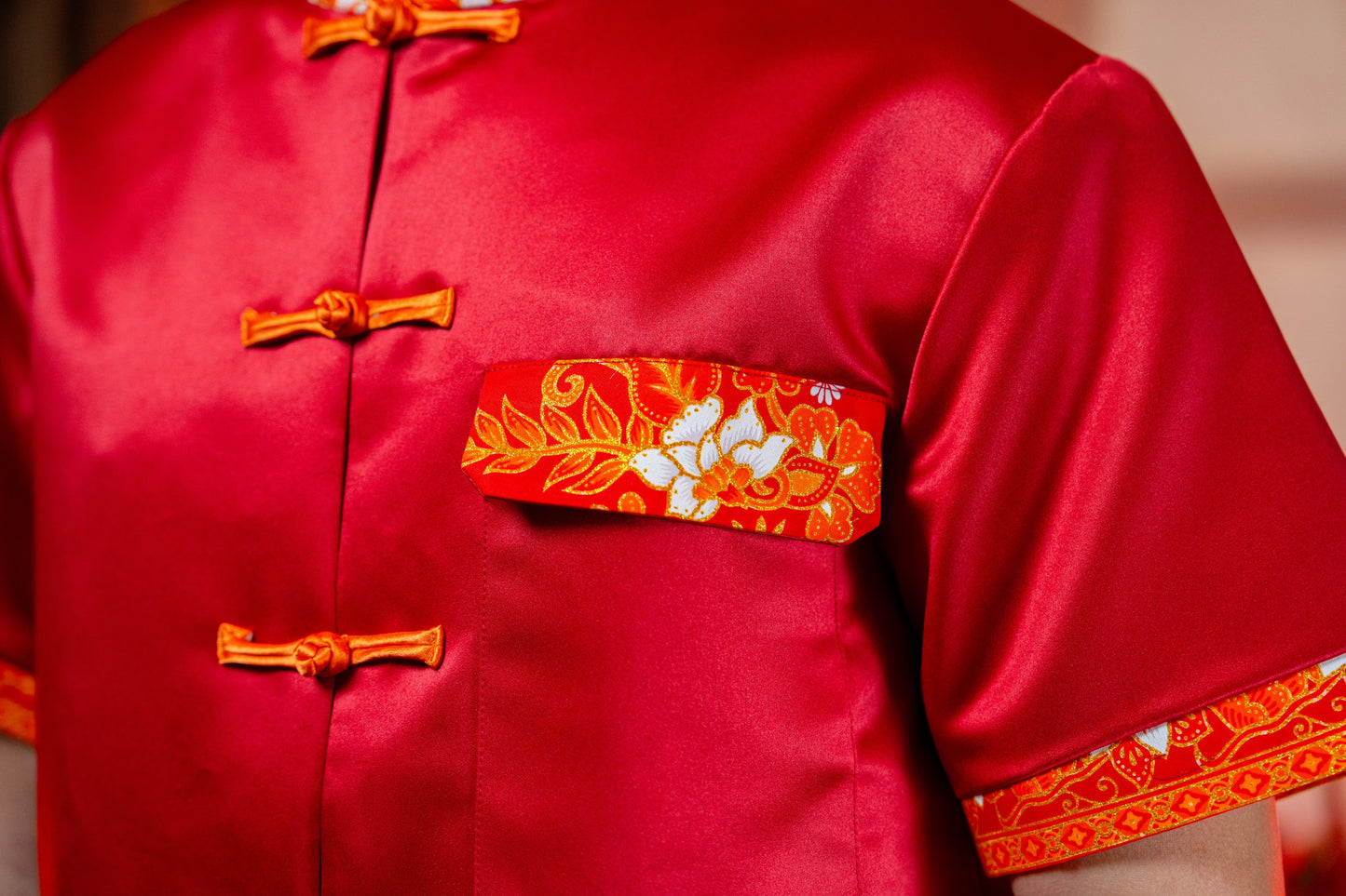 Hong Yi (Batik) Men’s Oriental Shirt