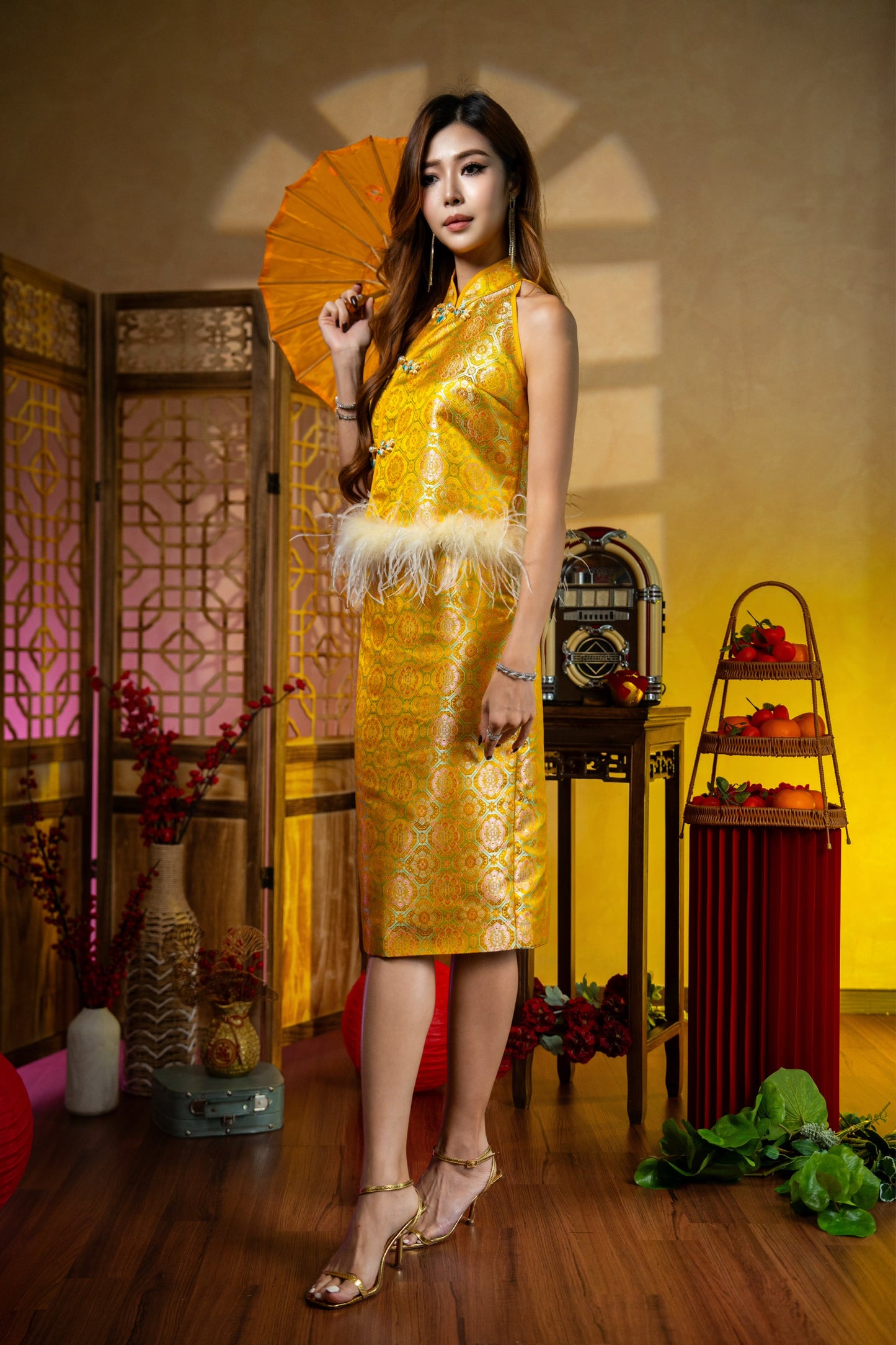 *Premium* Rong Hua | Ostrich Feather Top Only