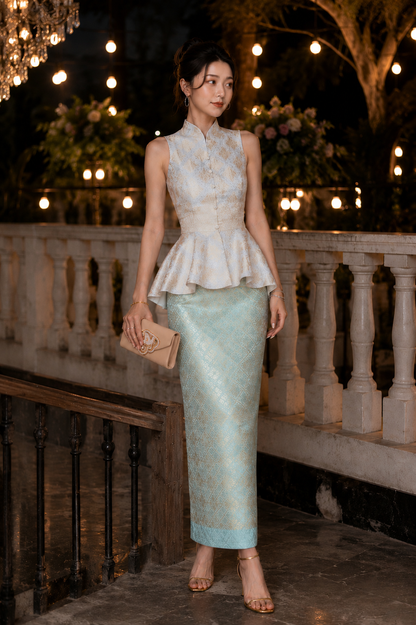 *PREMIUM* Teefanie Songket Set