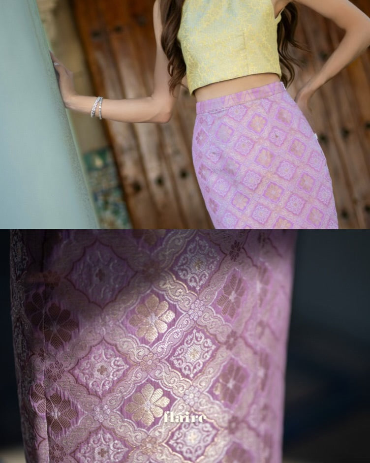 Puteri Lilac Songket Set