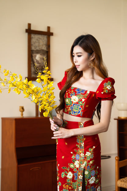 Noirette Glittery Batik Set