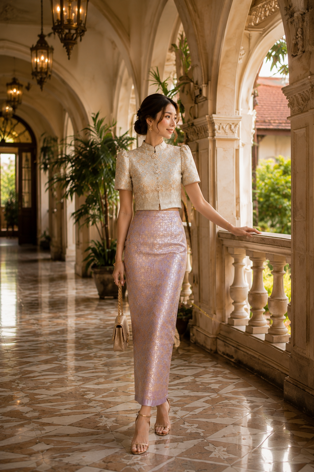 Pearl Dynasty Songket Set