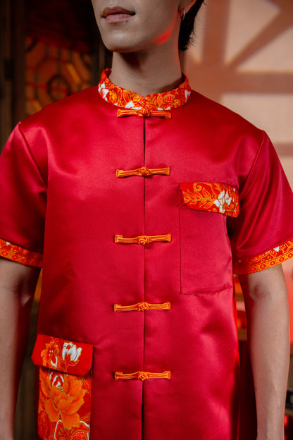 Hong Yi (Batik) Men’s Oriental Shirt