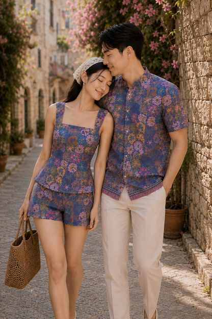 Whisteria Batik Men’s Shirt