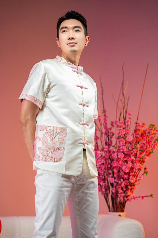 Nuo Ying | Men’s Shirt (Light Pink)