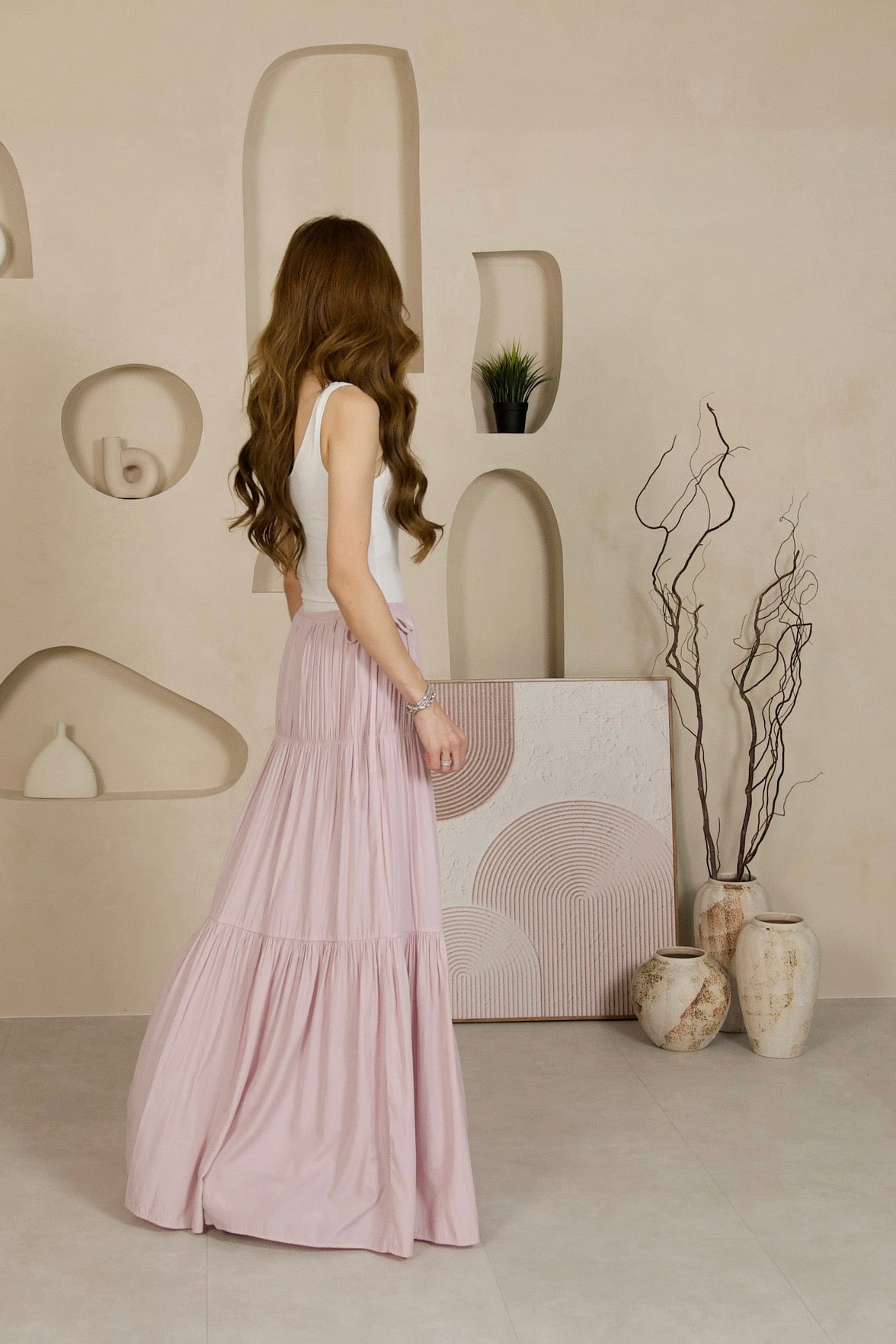 Elora Tiered Maxi Skirt