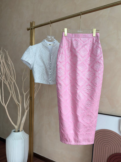 *PREMIUM* Snow Princess Songket Set