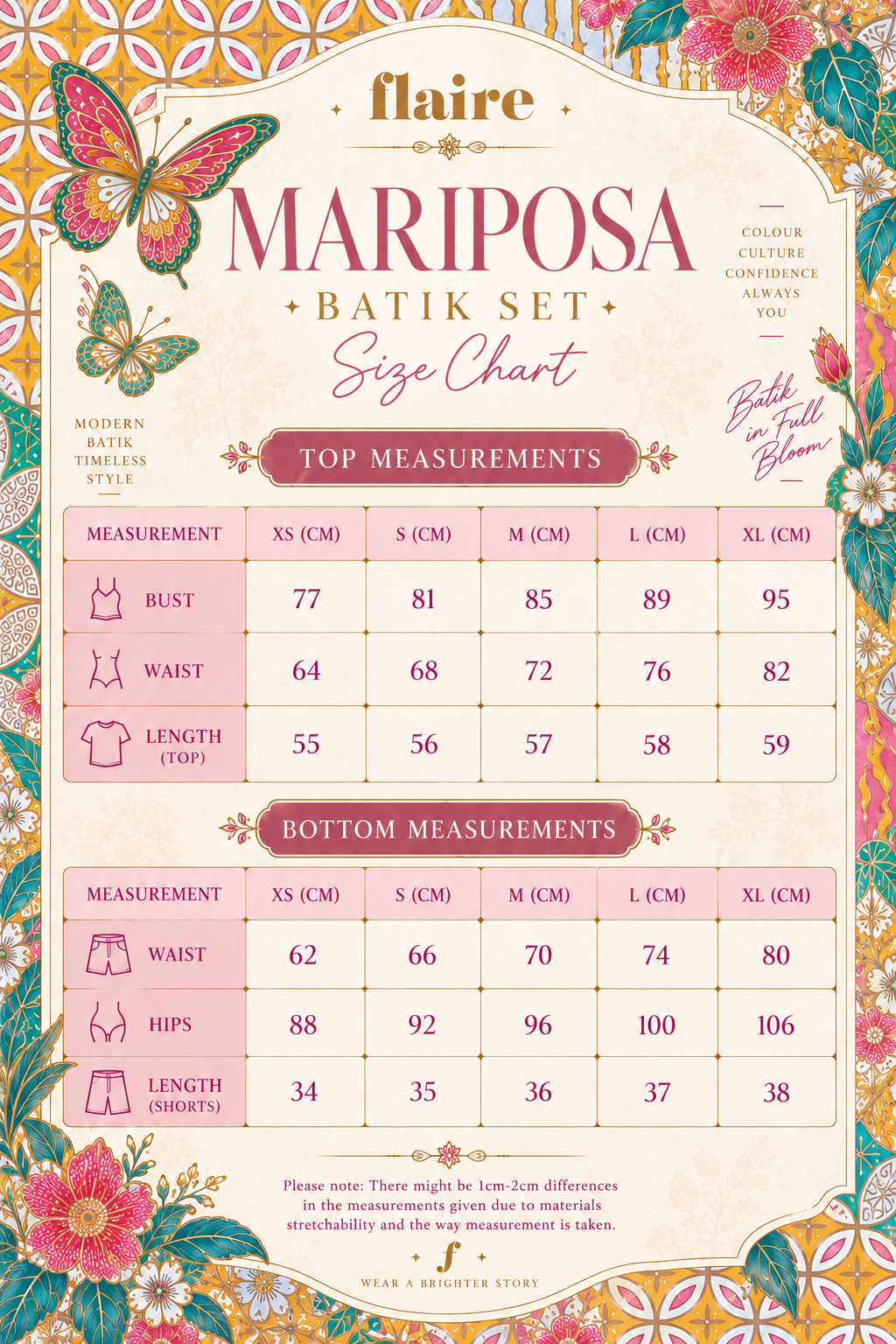 *Premium* Mariposa Batik Set