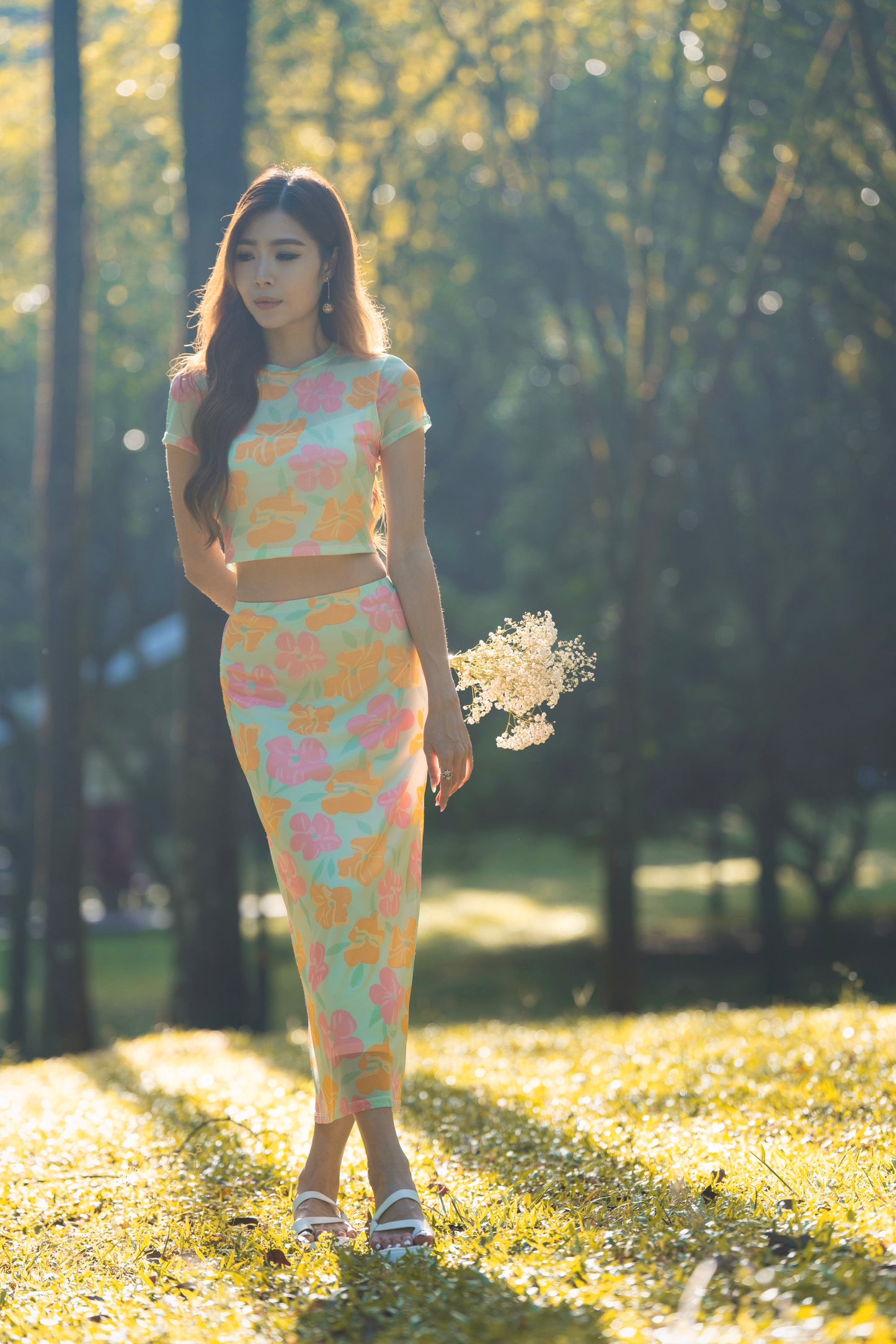 Poppy Co-Ord Mesh Set