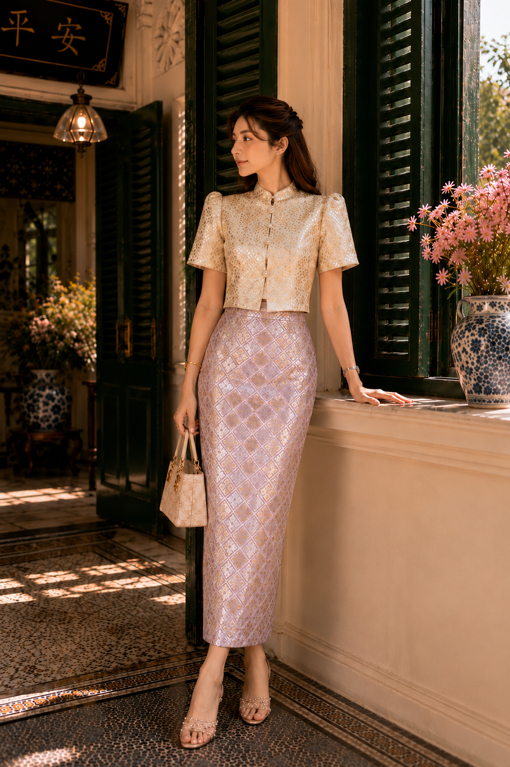 Pearl Dynasty Songket Set