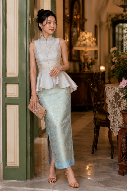 *PREMIUM* Teefanie Songket Set