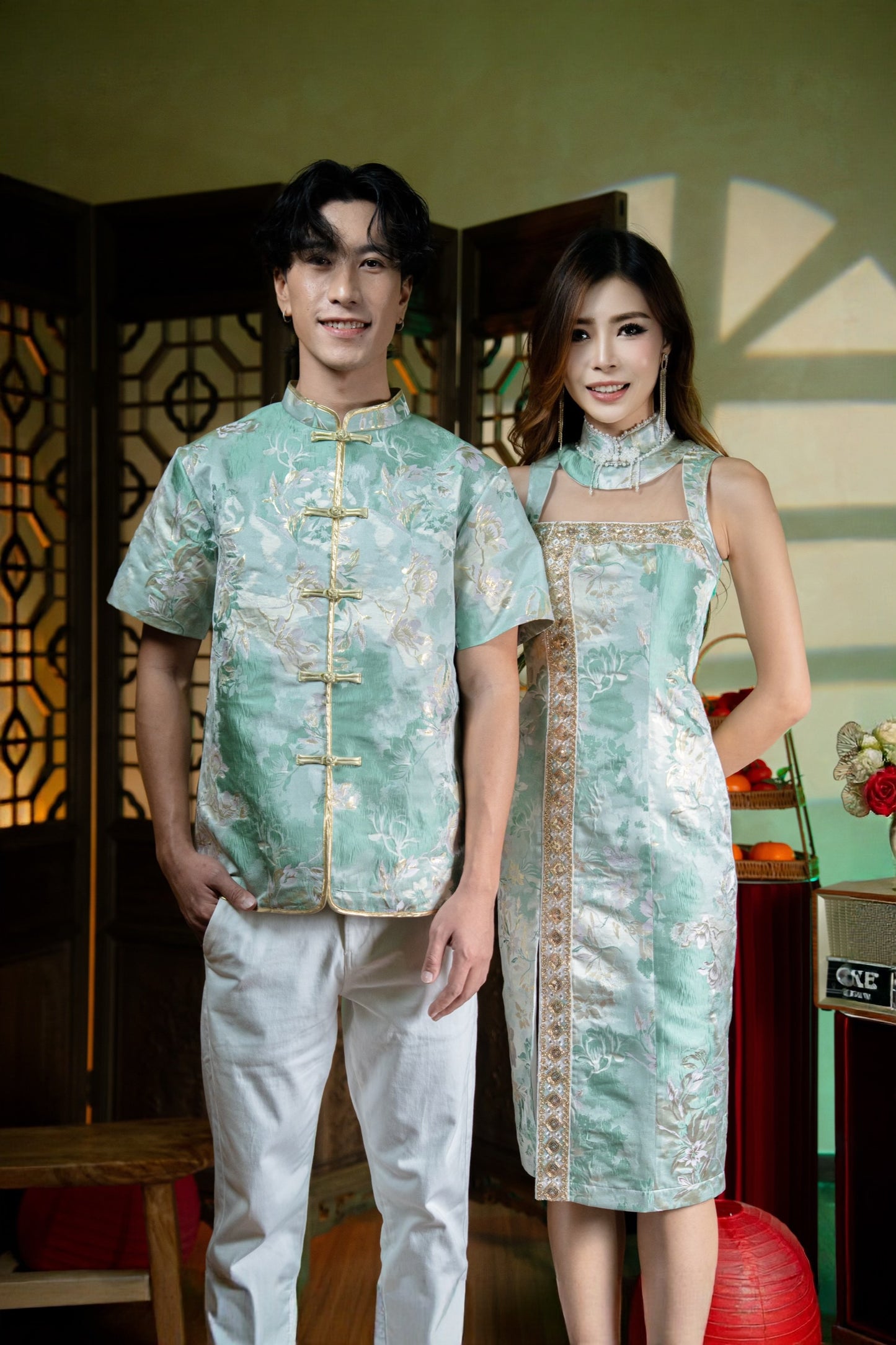 Fei Chui | Jade Qipao Dress