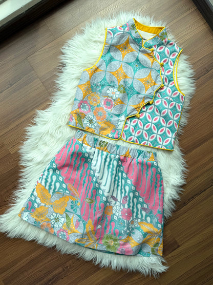 Capri Batik Skort Set
