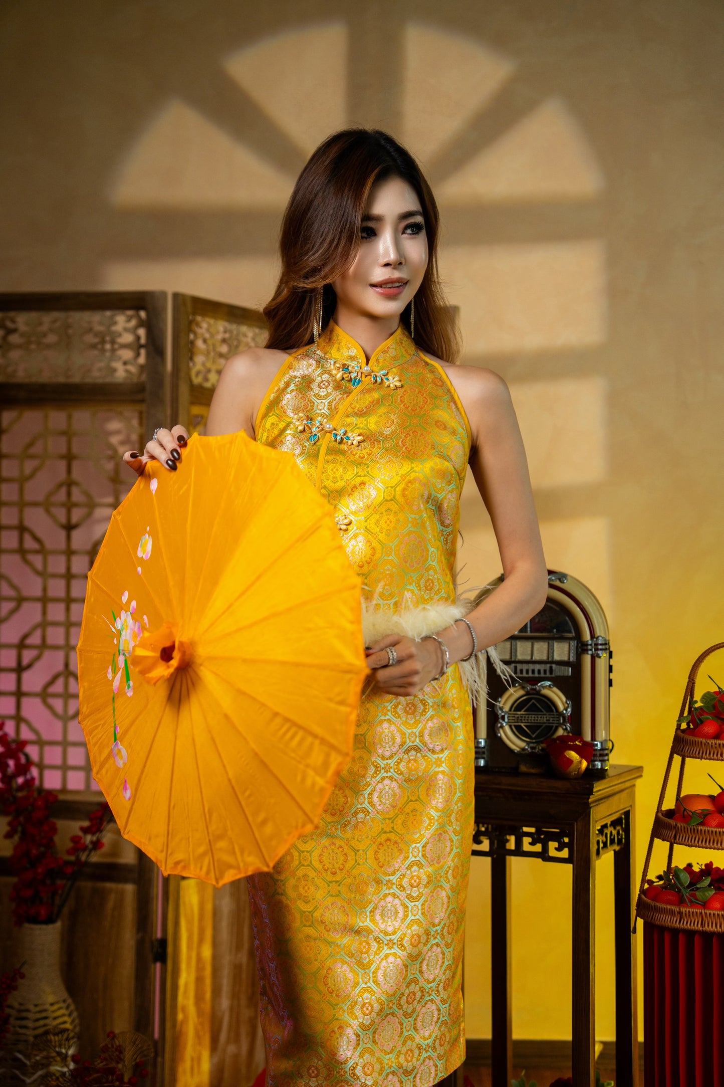 *Premium* Rong Hua | Ostrich Feather Top Only