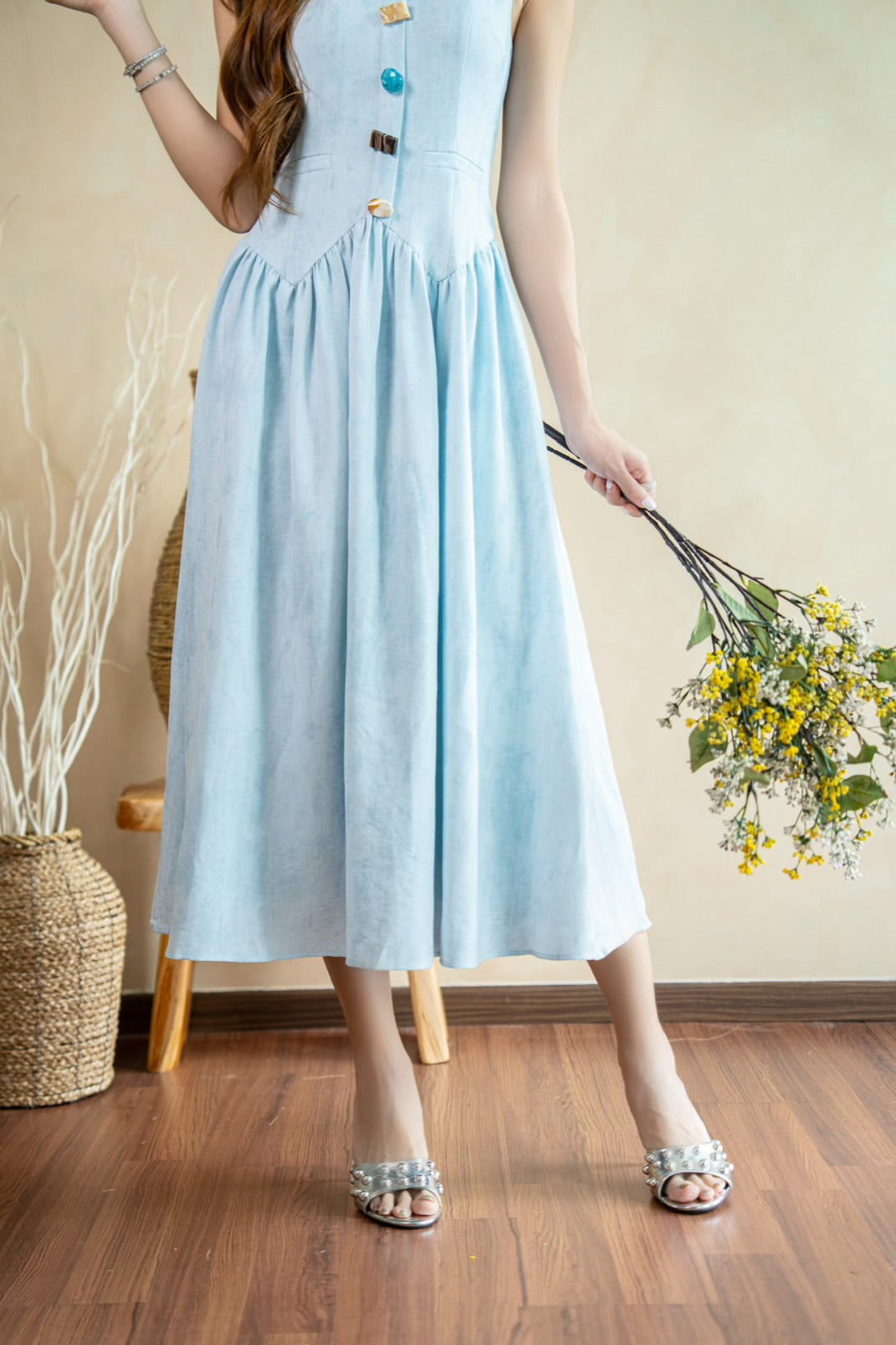 Ocean Muse Vest Dress (Premium)