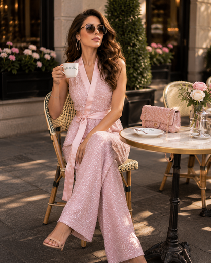 *Premium* Elodie Tweed Set (Sequined)