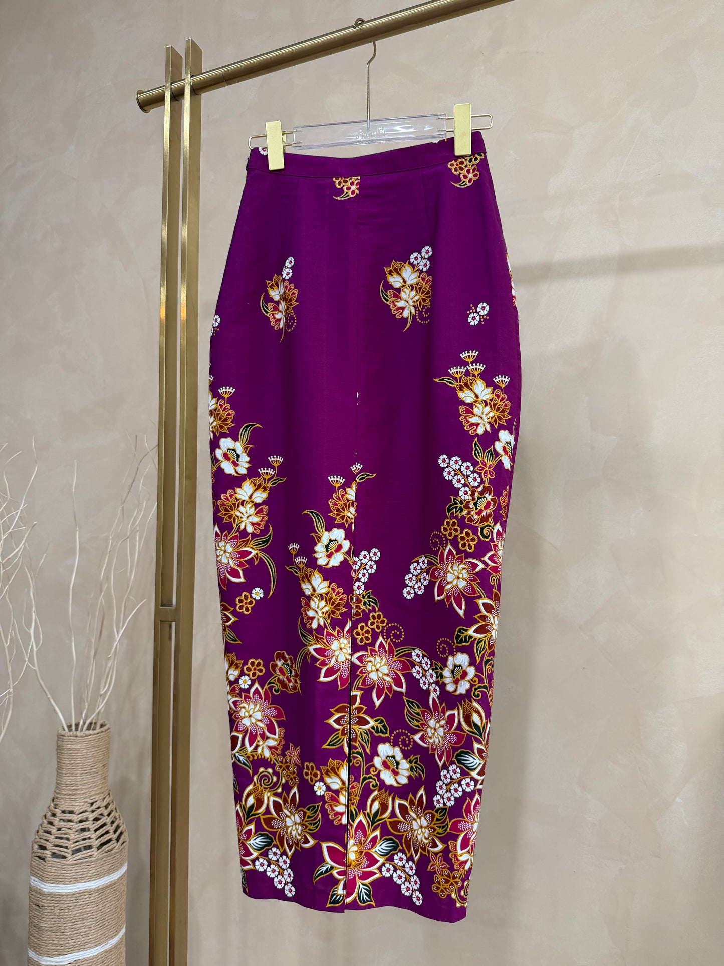 *Premium* Amethyst Glittery Batik Skirt