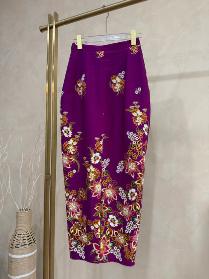 *Premium* Amethyst Glittery Batik Skirt