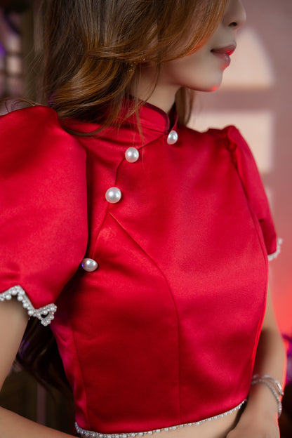 *Exclusive* Mei Li | Sequined Oriental Set