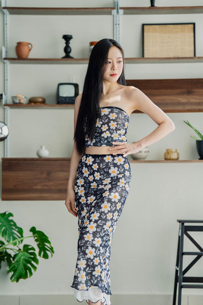 Midnight Daisies | Mesh Set Wear