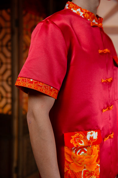 Hong Yi (Batik) Men’s Oriental Shirt