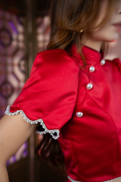 *Exclusive* Mei Li | Sequined Oriental Set