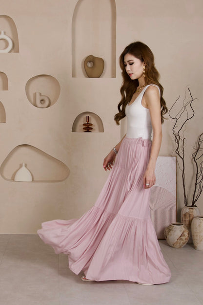 Elora Tiered Maxi Skirt
