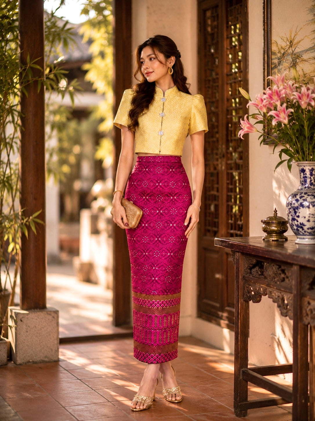 *PREMIUM* Ruby Royale Songket Set
