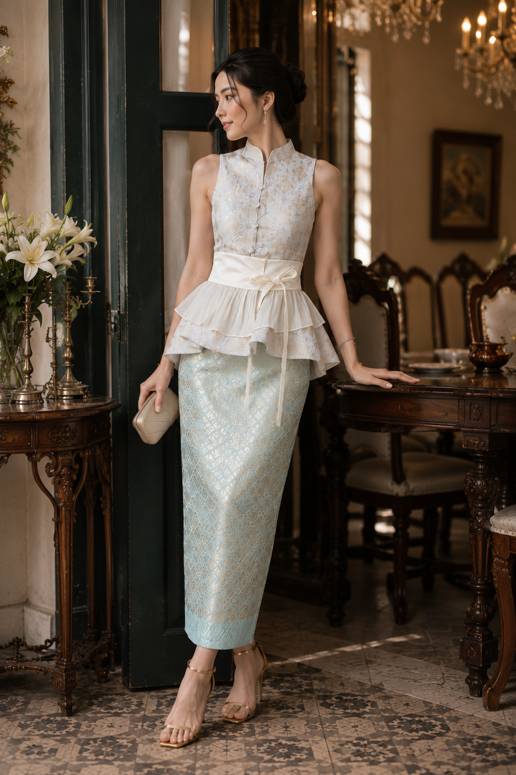 *PREMIUM* Teefanie Songket Set
